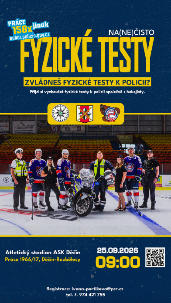 VYZKOUŠEJTE SI POLICEJNÍ FYZICKÉ TESTY
