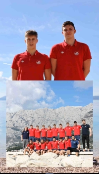 Dva hráči vodního póla SK Děčín se probojovali na Mistrovství Evropy